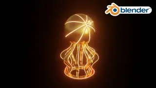 Modeling & animating a golden Basketball Trophy | Blender 3.4