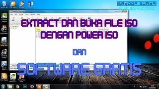 CARA EXTRACT / BUKA FILE ISO dengan power iso