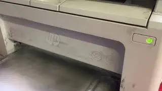 HP LaserJet Pro MFP M132a щруст с оригинальным картриджем.