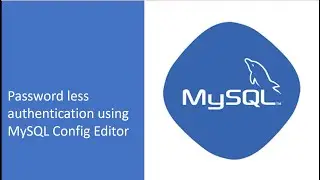 MySQL :Passwordless authentication using MySQL Config Editor