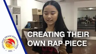 Creating their own rap piece