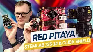 Red Pitaya + Click Shield  = Endless Mikroe Add-On Board Capabilities!