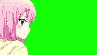 [Machikado Mazoku] Conflicted Momo [Green Screen]
