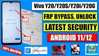 Vivo Y20 Frp Bypass Android 12/11 | Y20,Y20s,Y20g,Y20a,Y20i Frp Unlock without PC 2023
