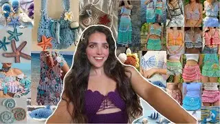 Mermaid Core Crochet Project Ideas | Ocean Themed Crochet Inspiration with patterns