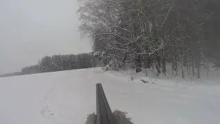Зимняя охота на зайца