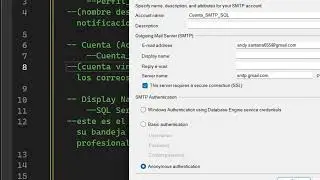 Configurar el Database Mail en SQL Server