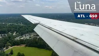 Full Flight - Delta Airlines Boeing 717-200 Flight From Atlanta to Greensboro