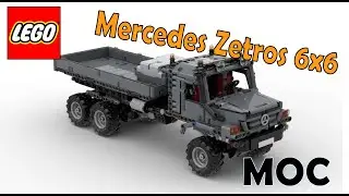 Lego Technic Vehicle MOC - Mercedes Zetros 6x6 - Digital Speed Build