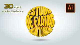 3D cool effect in Adobe Illustrator - Blend Option