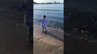 МОРЕ В АНАПЕ в ЯНВАРЕ🏄‍♀️ #анапа #emily_family #shorts #рекомендации