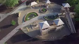 Благоустройство парка в Кинеле, Самарская область