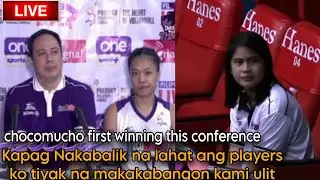 COACH DANTE NGAYON PA LANG DAW NAG UUMPISA ANG LABAN PARA SA CHOCO