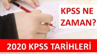 2020 KPSS Tarihleri : 2020 Kpss Ne Zaman Yapılacak?