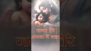 Janma Tere Angana Mein Lalla #krishnajanam #krishnajanmashtami  #newbhajan #krishnastatus #shorts