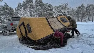 SETTING UP A TENT IN THE STORM HAS NEVER BEEN MORE DIFFICULT