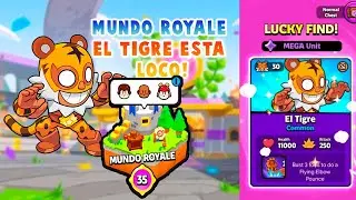 LLEGO A MUNDO ROYALE Y USO EL TIGRE (UNIDAD MEGA) | SQUAD BUSTERS