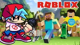 ROBLOX FRIDAY NIGHT FUNKIN MINECRAFT FUNNY ELEVATOR !  | Roblox Gameplay || Konas2002