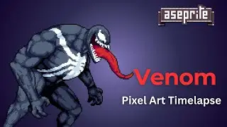 Venom Pixel Art Timelapse