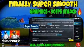 Finally 90FPS Super Smooth Graphics Unlocked 🔥✅ |PUBG Mobile/BGMI 4.0 Update| No Lag, No Frame Drop!