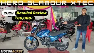 Hero Glamour Xtec 125🔥 | BS6 | Detailed Review | Bluetooth Connect | MOTORBURST