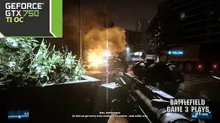Battlefield 3 Gameplay | GTX 750 Ti OC + i7 8700K | Ultra Settings