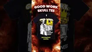 the good work skull tee