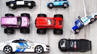 Police Cars and Monster Trucks