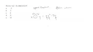 Newly defined symbols based on commonly used operations - SAT Prep
