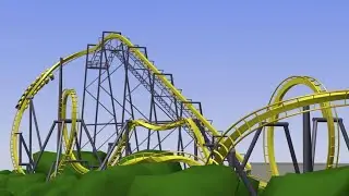 Batman: The Ride Recreation | Six Flags Great America | Ultimate Coastre 2