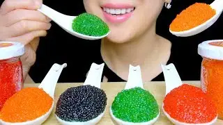 ASMR TOBIKO EGGS | FLYING FISH ROE | EXTREME EATING SOUNDS | TracyN ASMR