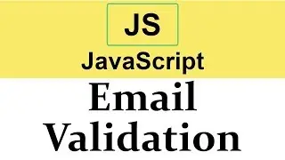 #31 Email Validation in JavaScript  2019