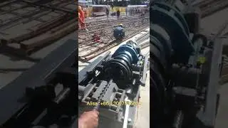 What is the function of rebar thread rolling machine for construction site