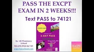 EXCPT EXAM PRACTICE QUESTIONS!!!!