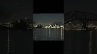 Baltimore Bridge COLLAPSES After Cargo Ship Crash