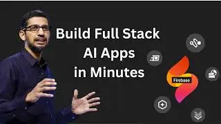 Build Full-Stack AI Apps in 5 Minutes with new Google Firebase Studio