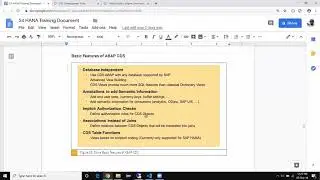 Day2 CDS views and ABAP on HANA Concepts