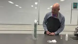 Making acid with dry ice and water