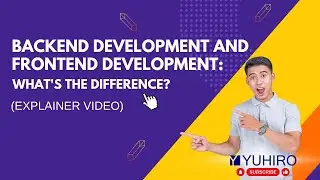 What is the difference between backend development and frontend development