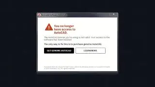 AutoCAD Not Working? NonValid Software Detected Problem Solved
