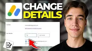 How To Change Google AdSense Account Details (Tutorial 2026)