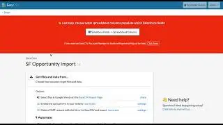 Salesforce Automated CSV and XLSX Import