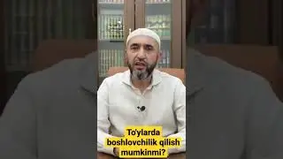 To'ylarda boshlovchilik qilish mumkinmi?