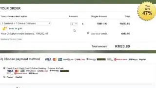 How to use your Groupon credits