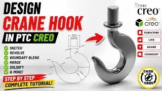 Crane Hook Surface Design | Crane Hook 3D Design | Crane Hook Surface Modeling | Crane Hook