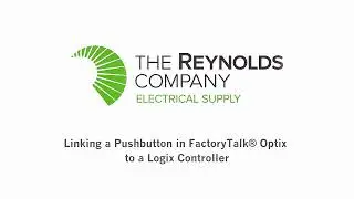 Linking a Pushbutton in FactoryTalk® Optix™ to a Logix Controller