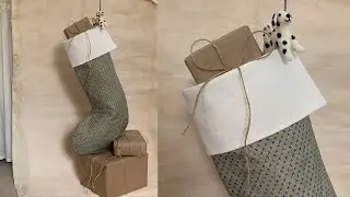 HOW TO MAKE A CHRISTMAS STOCKING | EASY WINTER SEWING PROJECT | MsRosieBea