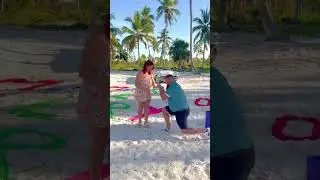 Proposal on the beach, love . #travel #proposal #lovestory