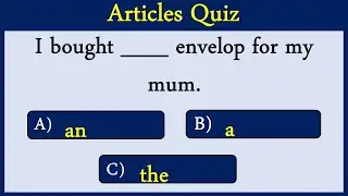 Articles Quiz 3: Can You Score 10/10?