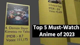 Top 5 Must-Watch Anime of 2023 - Latest Releases
